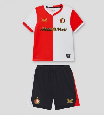 Feyenoord Primera Equipación Niños 2025-26 Manga Corta (+ Pantalones cortos)